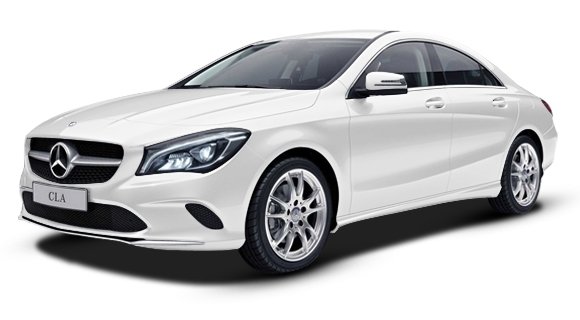 mercedes cla class polar white
